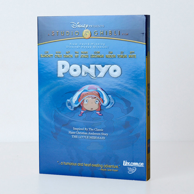 Ponyo Disney DVD Cartoon DVD Movies DVD Wholesale Hot Sell DVD