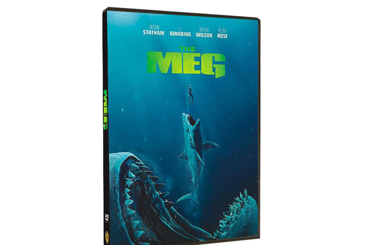 The Meg DVD Movie Action Adventure Teriller Sci-fi Series Film DVD Wholesale