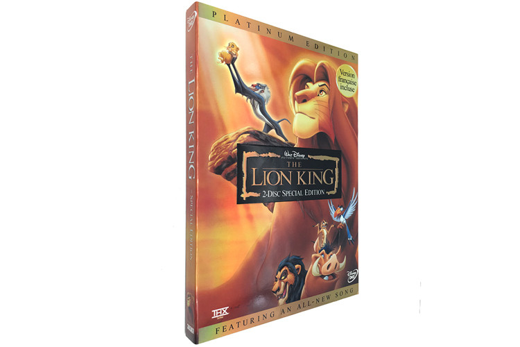Wholesale The Lion King Platinum Edition DVD Classic Disney Movie Cartoon DVD