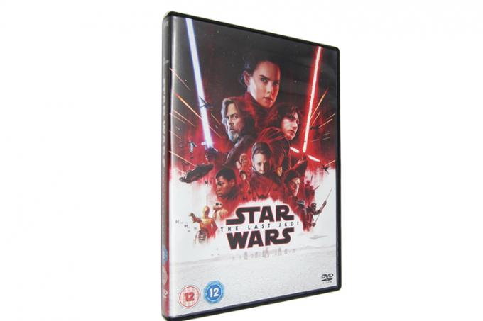 Star Wars Series 8 The Last Jedi DVD Movie Science Fiction Action Adventure Film DVD Wholesale