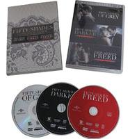 New Release Fifty Shades 3 Movies Collection Box Set Movie DVD Film Thriller Drama DVD Wholesale