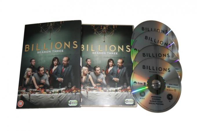 Wholesale Billions Season 3 DVD Movie TV Crime Suspense Drama Series DVD US/UK Edition
