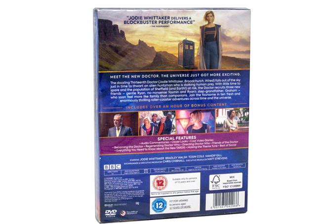 Doctor Who Season 11 DVD Movie TV Action Adventure Thriller Series DVD For Family （US/UK Edition)