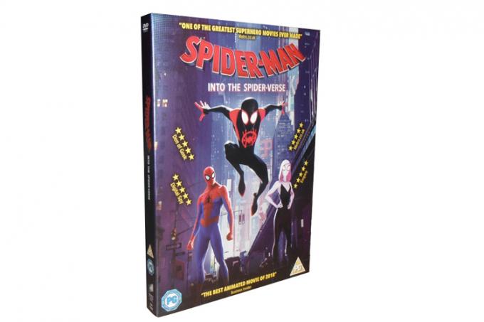 Spider-Man Into The Spider-Verse DVD (US/UK Edition) Movie Action Adventure Sci-fi Series Film DVD