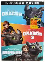 How to Train Your Dragon 3-Movie Collection Set DVD Movie Action Adventure Comedy Series Movie DVD For Kids Family