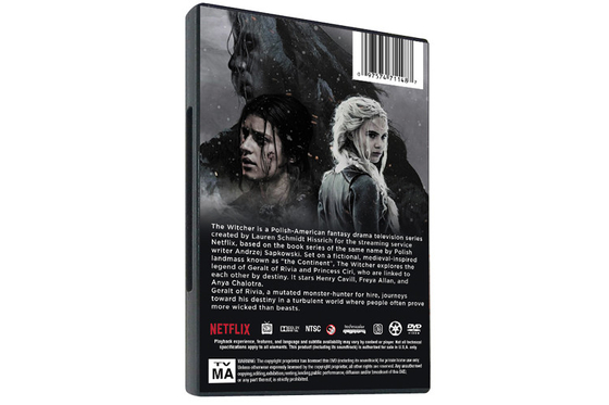 The Witcher Season 1-2 Collection DVD Set Action Adventure Drama Fantasy Mystery TV Series DVD Wholesale