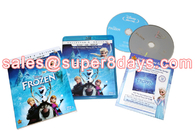 Frozen 2discs Blue Ray DVD Cartoon Movies DVD Wholesale Supplier