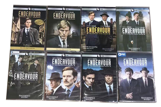 Masterpiece Mystery Endeavour Season 1-8 Bundle DVD 2022 TV Shows Mystery Thrillers Drama Series DVD