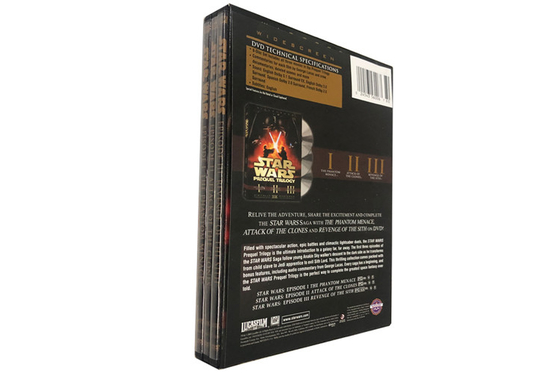 Star Wars Prequel Trilogy DVD Action Adventure Science Fiction Series DVD Movie TV Series DVD Wholesale