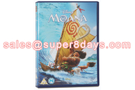 Moana DVD UK Movie Disney Cartoon DVD UK Version Hot Selling Cheap DVD Wholesale Supplier DVD New