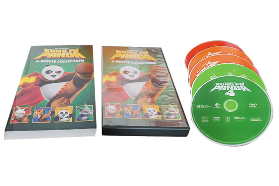 Kung Fu Panda 4-Movie Collection DVD 2024 Action Comedy Anime Movie DVD Wholesale