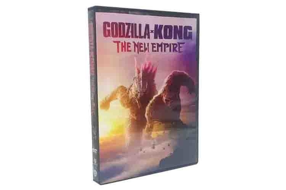 Godzilla x Kong The New Empire DVD 2024 Newest Action Sci-Fi Adventure Series Movie DVD Wholesale DVD Film