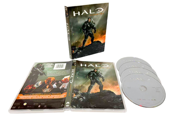 Halo Season 2 DVD 2024 New Released Action Science Fiction Drama Series TV Shows DVD Wholesale