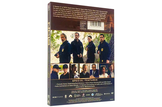 NCIS Season 21 DVD Wholesale 2024 New Released TV Series DVD Drama Crime Action Adventure