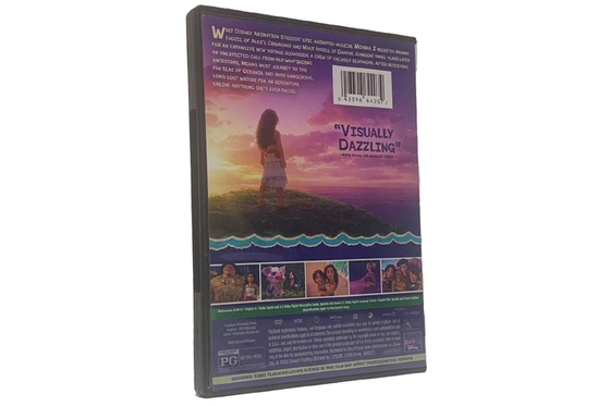 Moana 2 DVD 2025 Action Adventure Movie DVD For Kid Family Best DVD Supplier