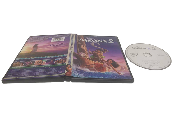 Moana 2 DVD 2025 Action Adventure Movie DVD For Kid Family Best DVD Supplier