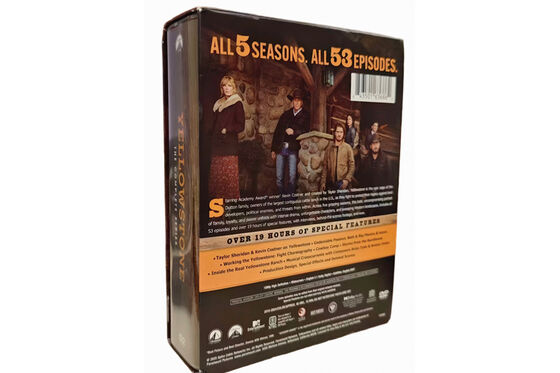 Yellowstone Season 1-5 The Complete Series DVD Box Set Drama TV Series DVD Wholesale