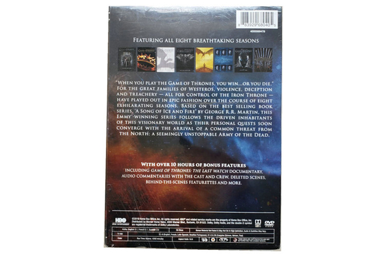 Game of Thrones Seasons 1-8 The Complete Series Box Set DVD TV Show Fantasy Sci-fi Adventure Series DVD （US/UK Edition）