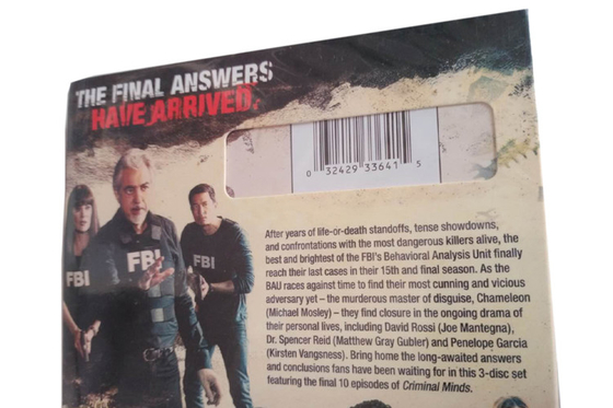 Criminal Minds season 15 The Final Season DVD 2020 New Release Crime Thriller Suspense Drama Series TV Show DVD