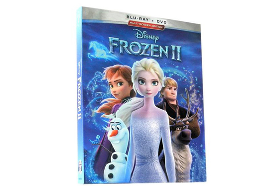 Frozen 2 Blu-Ray DVD 2020 New Release Disney Movie Adventure Series Animation Blu-ray DVD Wholesale