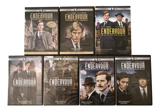 Masterpiece Mystery Endeavour Season 1-7 DVD TV Show Mystery Thrillers Drama Series DVD