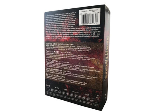Spartacus The Complete Series DVD Set Action Adventure Movie & TV Series DVD For Family