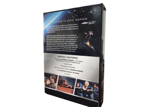 Battlestar Galactica: The Complete Epic Series DVD Box Set Action Adventure Science fiction Series DVD Wholesale