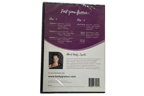 Body Groove Dance Your Heart Out DVD Collection Aerobic Exercise DVD BODY Workout DVD