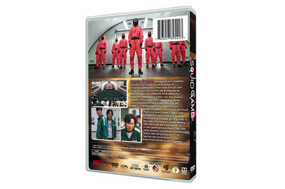 Squid Game DVD 2021 Best Seller Korean TV Series DVD Suspense Thriller Series DVD Wholesale