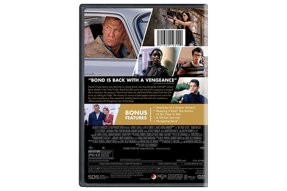 007：No Time to Die DVD 2021 Action Adventure Series Movie DVD Wholesale