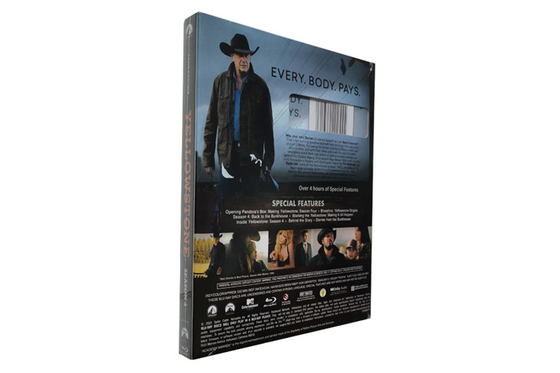 Yellowstone Season 4 Blu-ray DVD 2022 New Coming TV Series Thrillers Mysteries Adventure Drama Blu-ray DVD Wholesale