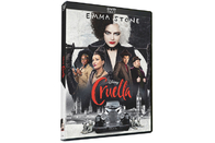 Cruella DVD Movie 2021 Thrillers Drama Series Disney Movie DVD Wholesale For Family Kid