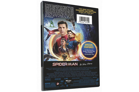 Spider-Man No Way Home DVD 2022 New Movies Action Adventure Sci-fi Drama Series DVD Wholesale