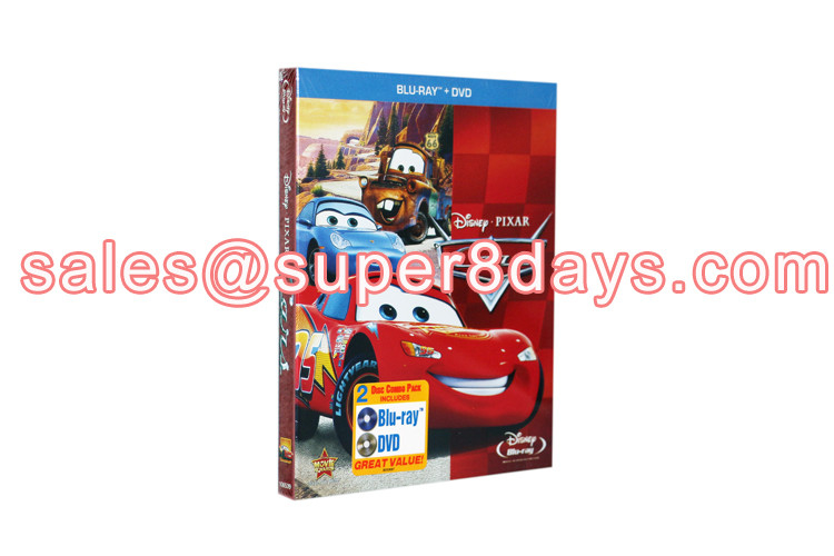 Wholesale Cars 1 (2006) Blue Ray DVD Popular Cartoon Movies Blu-ray DVD Hot Sale Cartoon Children DVD Best Quality