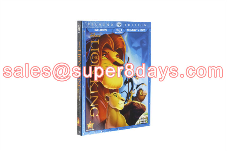 Wholesale Hot Sale Classic Movie Blue Ray DVD The Lion King Movies Cartoon Blu-Ray DVD Top AAA Quality