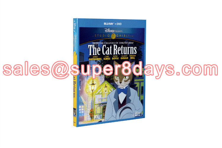 The Cat Returns Blu-ray DVD Cartoon Movies Blu-Ray DVD Wholesale Supplier