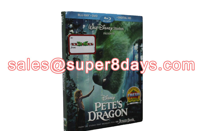 Wholesale Blu-ray DVD Pete's Dragon Hot Sale Movies Cartoon Blue Ray DVD For Children Kid