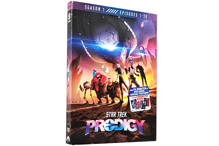 Star Trek Prodigy Season 1 Episodes 1-10 DVD 2023 New DVDs Wholesale Action Adventure Sci-fi Series Animation DVD