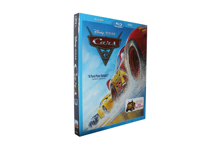Wholesale Movie  Cars 3 Blu-ray DVD For Christmas Gift