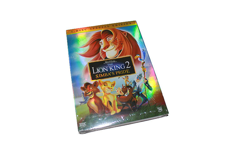Wholesale The Lion King 2 Simba's Pride DVD Cartoon Movies DVD Animation Cartoon DVD