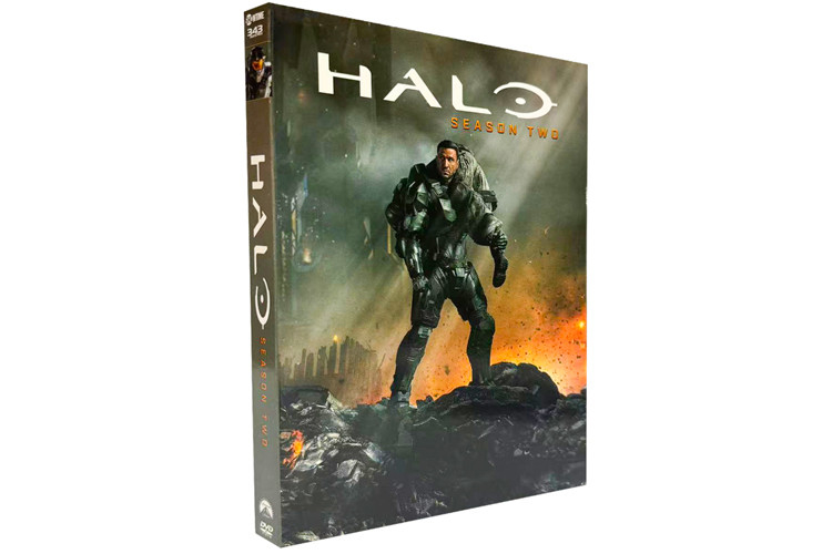 Halo Season 2 DVD 2024 New Released Action Science Fiction Drama Series TV Shows DVD Wholesale