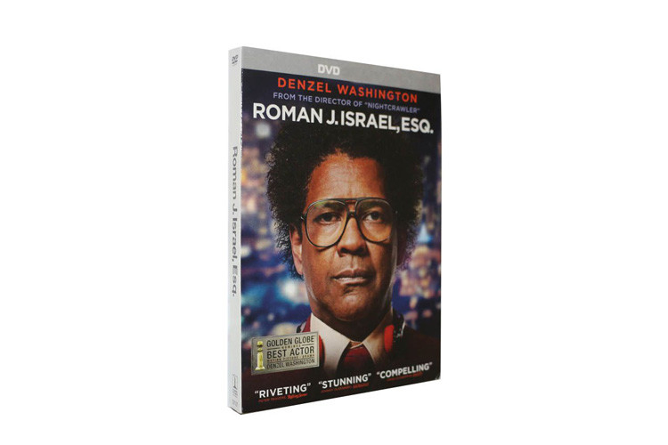 New Released DVD Movie Roman J. Israel, Esq. DVD Movie Film Series Crime DVD Wholesale