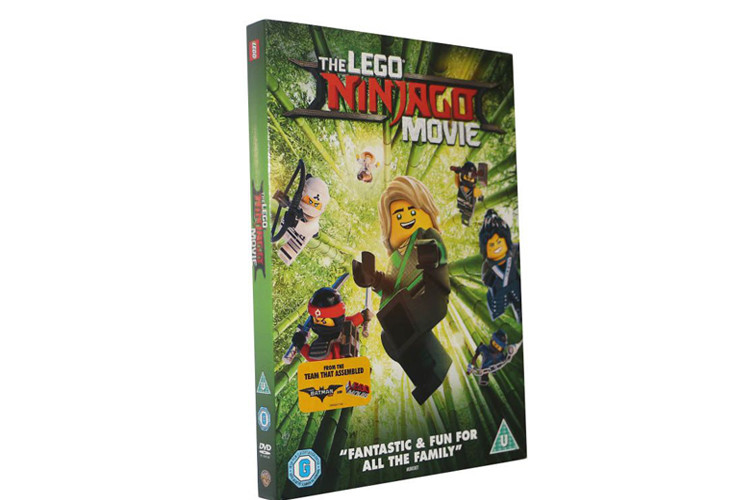 The LEGO Ninjago Movie DVD Action Adventure Film Movie Animation DVD For Kid Family UK Version