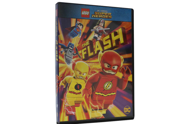 Lego DC Comics Super Heroes The Flash DVD Movie Action Adventure Fun Animation Film DVD For Kid Family