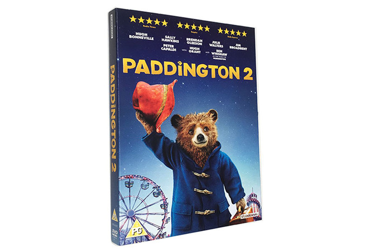 Wholesale Paddington 2 Film DVD Comedy Animation Movie DVD UK Version For Family