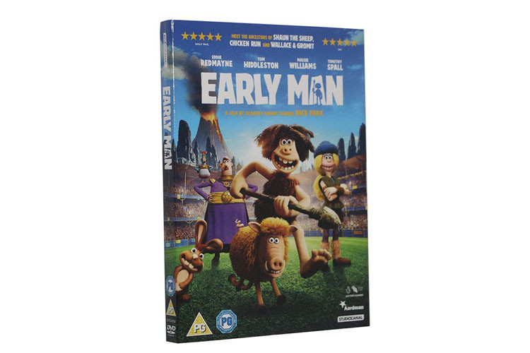 Wholesale Early Man DVD Movie Adventure Action Comedy Fun Series Film Animation DVD For Kids Family
