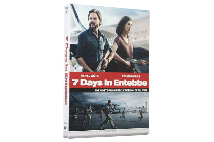 7 Days in Entebbe DVD Movie Thriller Action Crime Drama Series Film DVD For Family