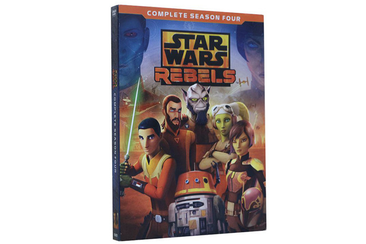 Star Wars Rebels Season 4 DVD Movie Science Fiction Animation Series DVD For Kids Family