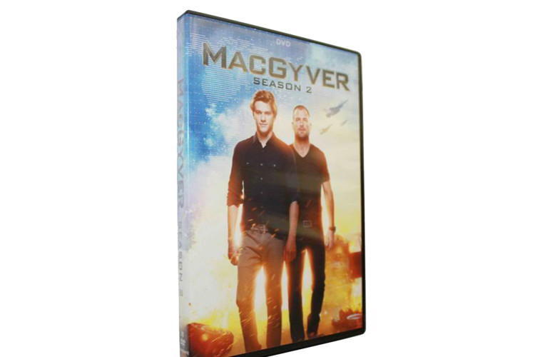 New Released MacGyver Season 2 Movie & TV Series Action Adventure Drama DVD Wholesale