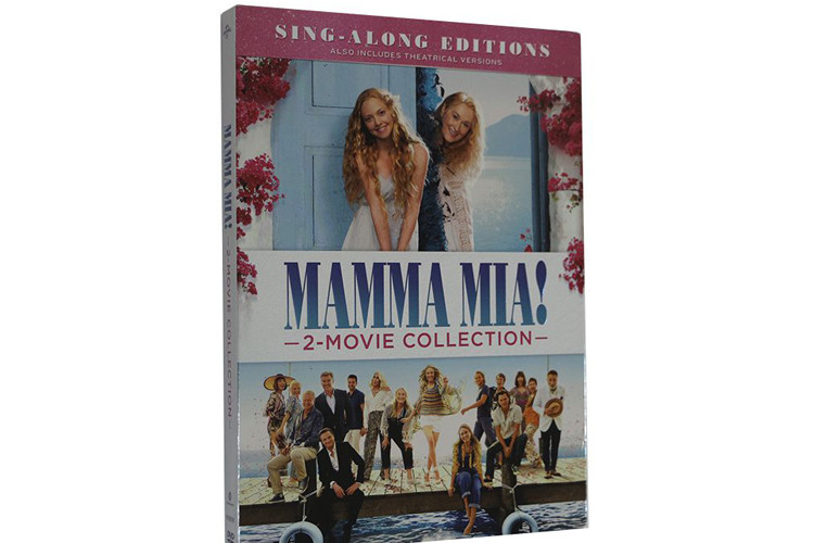 Mamma Mia! 2-Movie Collection DVD Movie Adventure Romance Musicals Comedy Series Movie DVD
